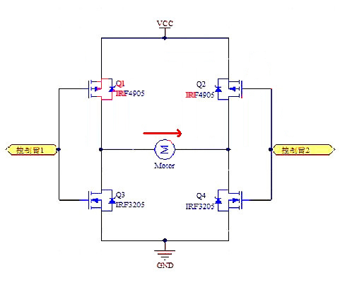 場效應(yīng)管 電機(jī)驅(qū)動(dòng)