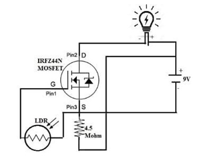 光控開關電路