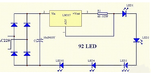 LED恒流源電路